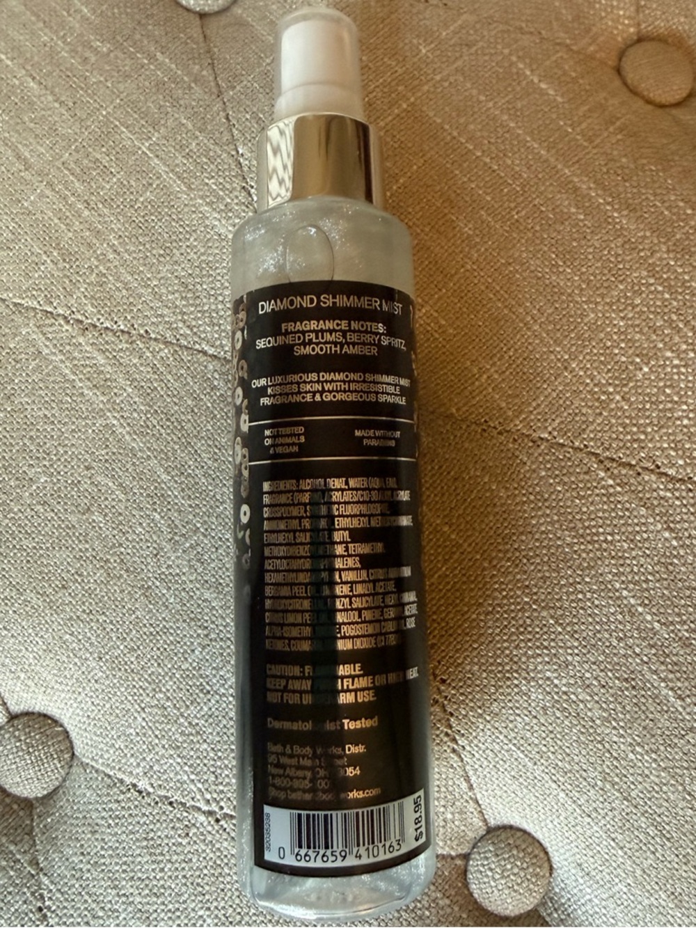 Bath & Body Works A Toast To You Diamond Shimmer Mist 4.9oz - Picture 3 of 3